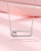 Silver Luminara Orbit Pendant Necklace