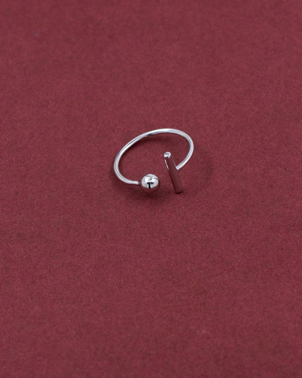Silver Minimalist Chic Ring