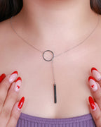 Silver Minimalist Elegance Pendant Necklace