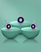 Silver Mystic Aura Pendant Set