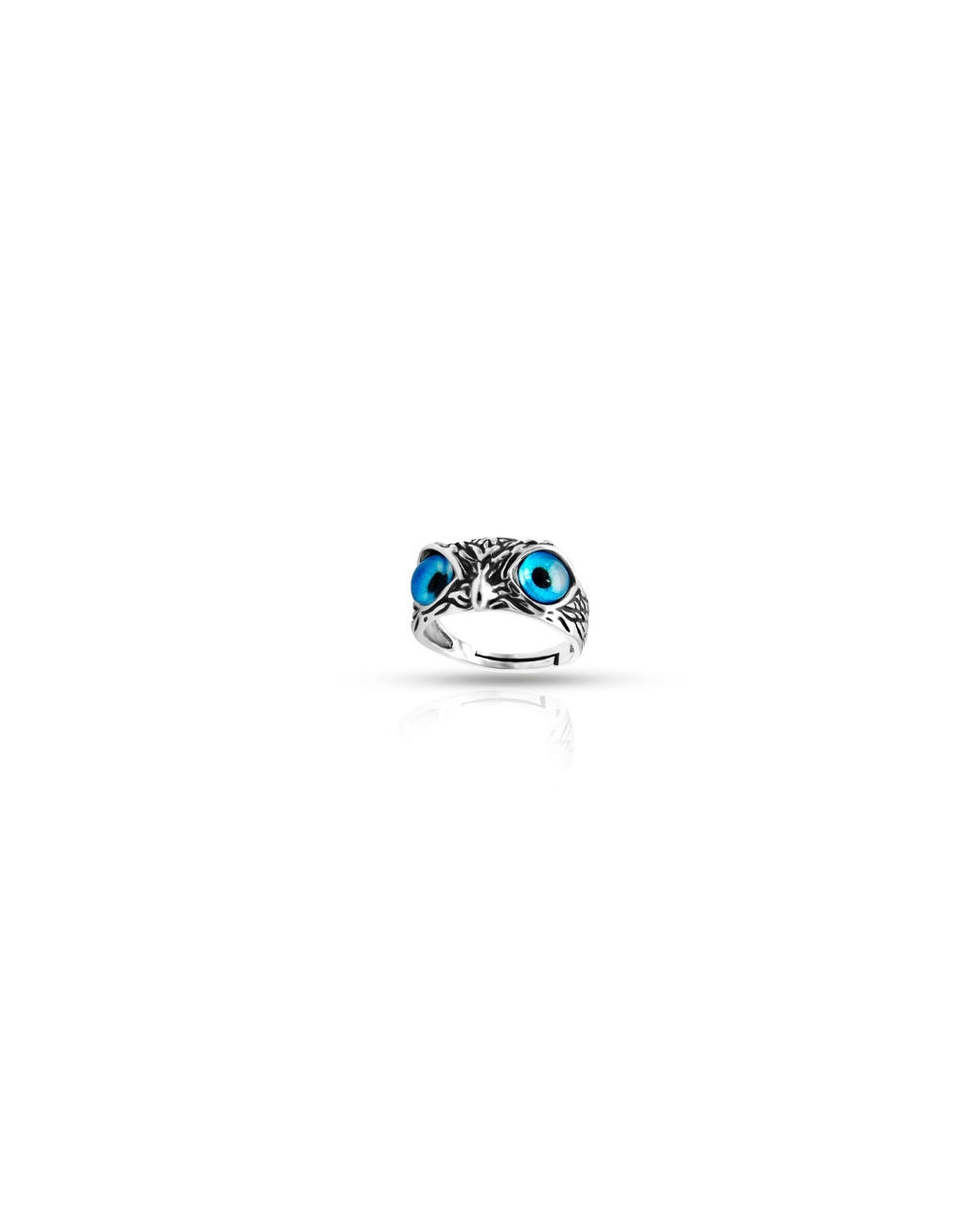 Silver Mystic Owl Silver Ring