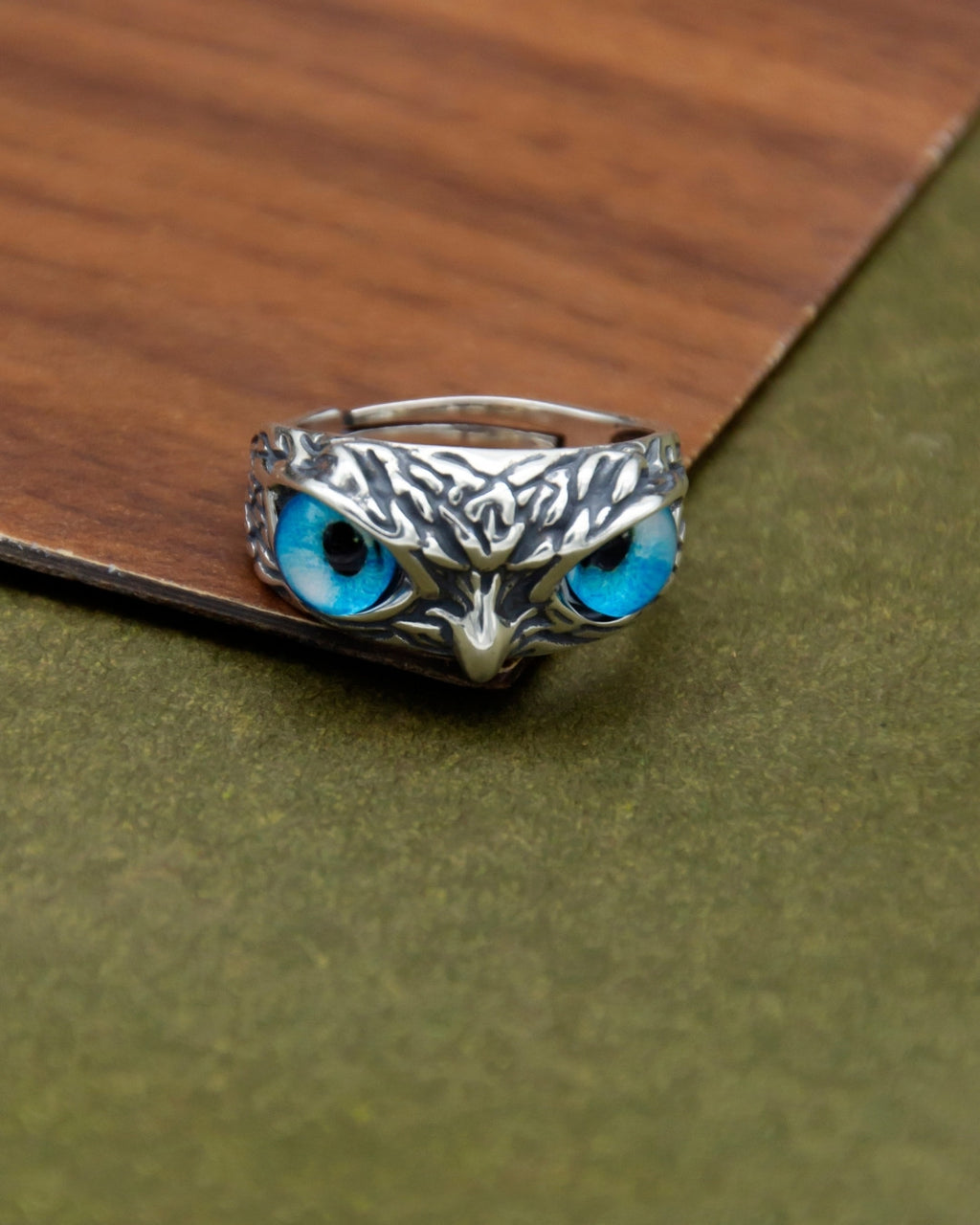 Silver Mystic Owl Silver Ring