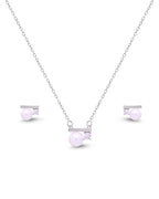 Silver Pearl Harmony Chain Set