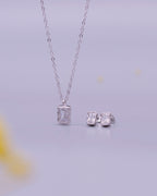 Silver Radiant Elegance Chain Set