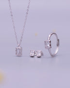 Silver Radiant Elegance Chain Set