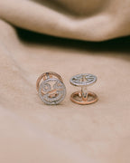 Silver Radiant Smiley Earrings