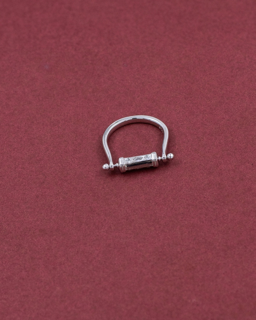 Silver Royal Scroll Ring