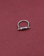 Silver Royal Scroll Ring