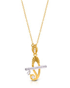 Silver Sacred Harmony Pendant Necklace (Golden)