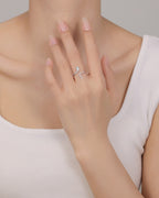 Silver Serpent Whisper Ring