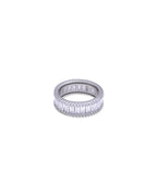 Silver Timeless Baguette Eternity Ring