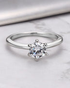Silver Timeless Brilliance Solitaire Ring