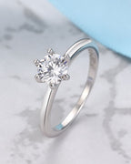 Silver Timeless Brilliance Solitaire Ring