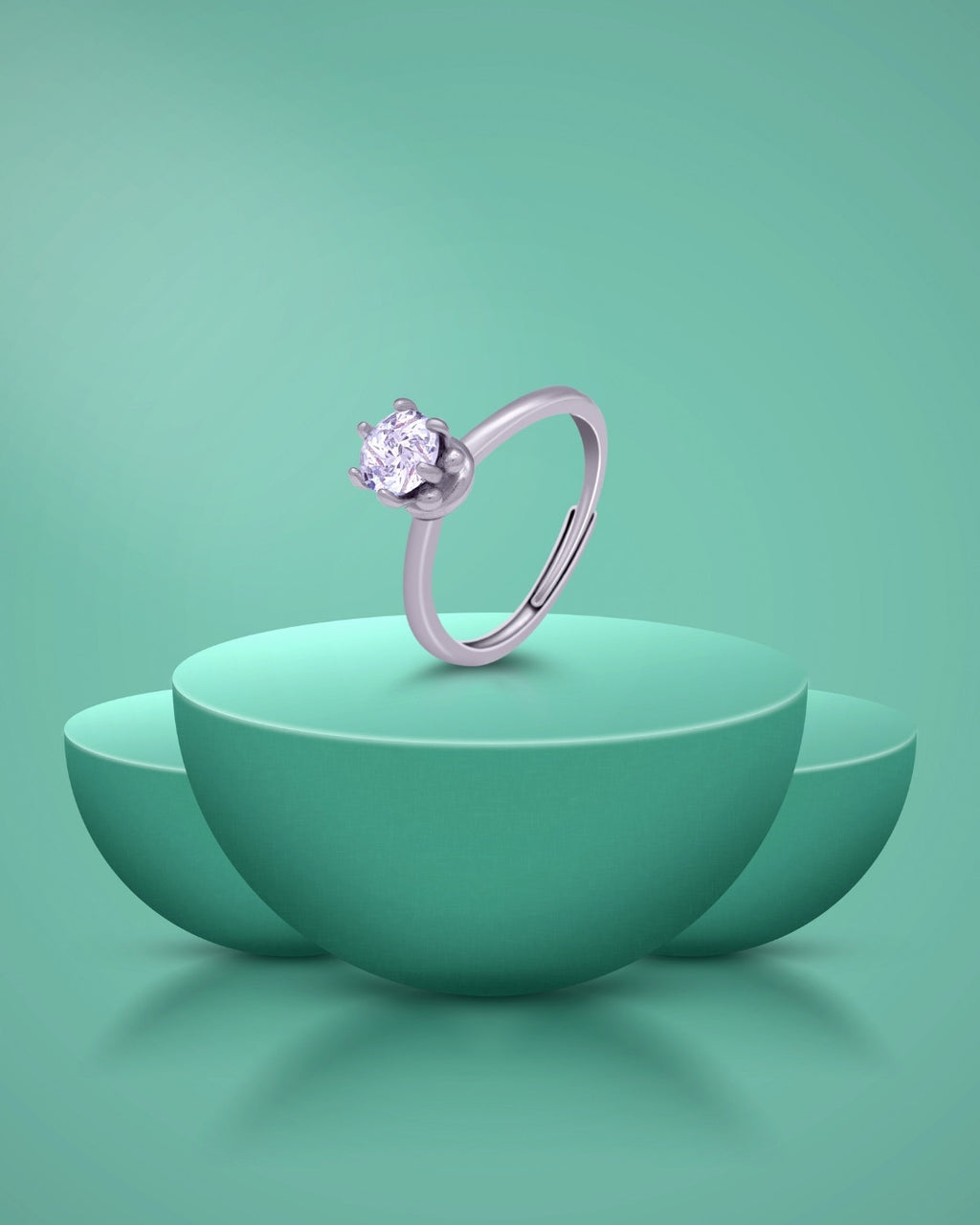 Silver Timeless Spark Silver Ring