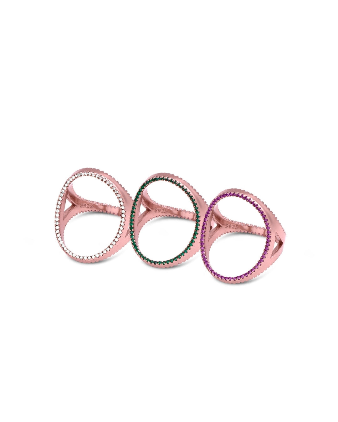 Silver Trinity Elegance Convertible Ring