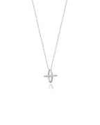 Silver Celestial Orbit Pendant Necklace