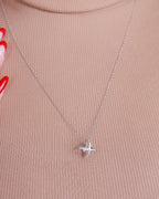 Silver Celestial Orbit Pendant Necklace
