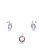 Silver Ethereal Glow Pendant Set