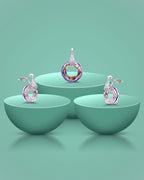 Silver Ethereal Glow Pendant Set