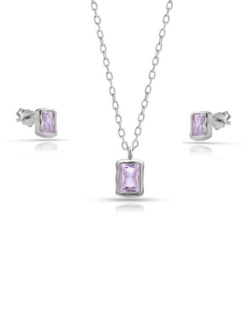 Silver Radiant Elegance Chain Set