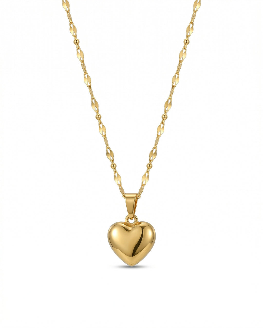 Minimalist Heart Pendant Necklace