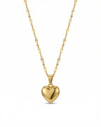 Minimalist Heart Pendant Necklace