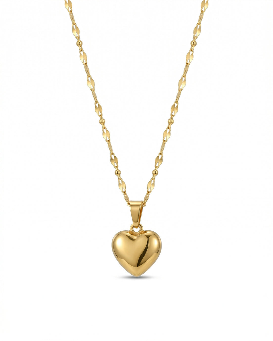 Minimalist Heart Pendant Necklace