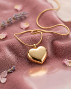 Puff Heart Pendant Necklace