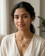 Puff Heart Pendant Necklace