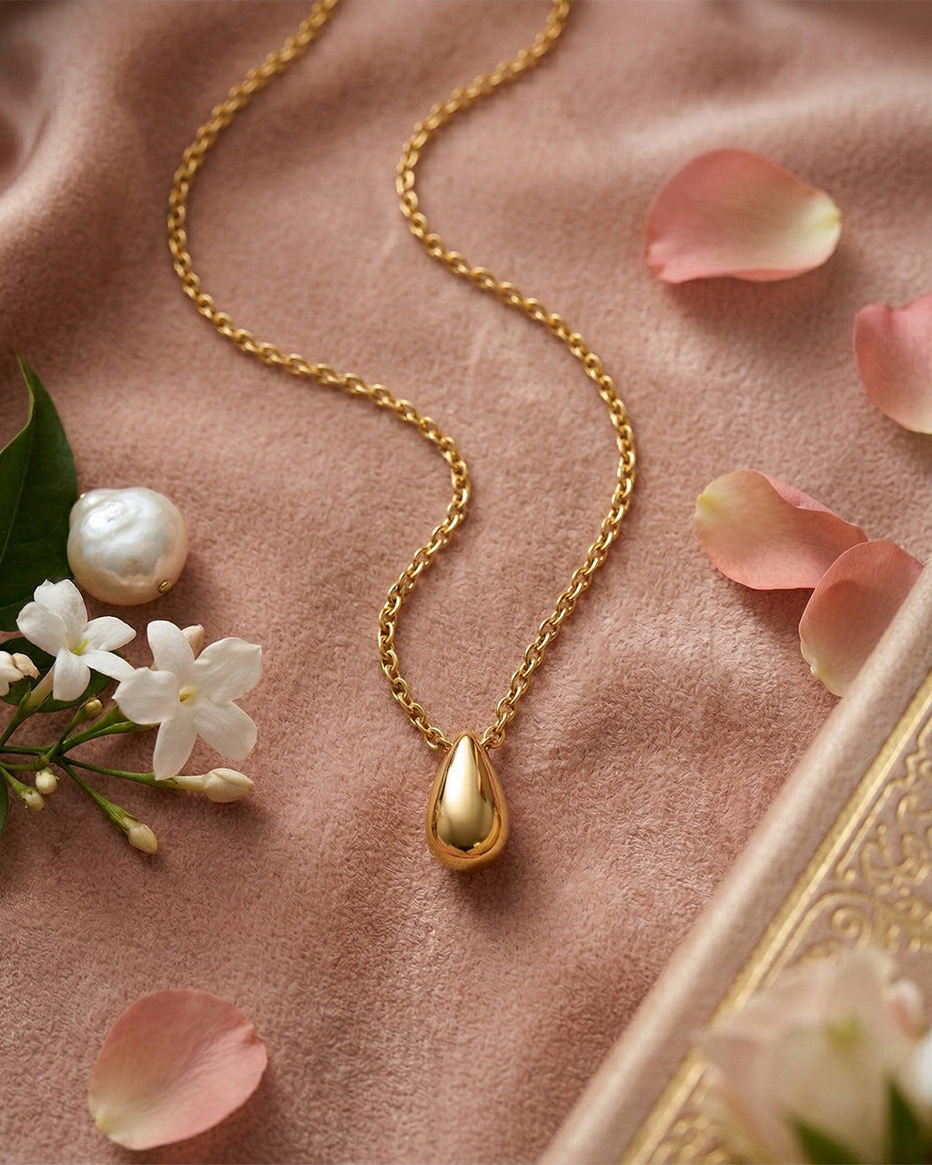 Teardrop Pendant Necklace
