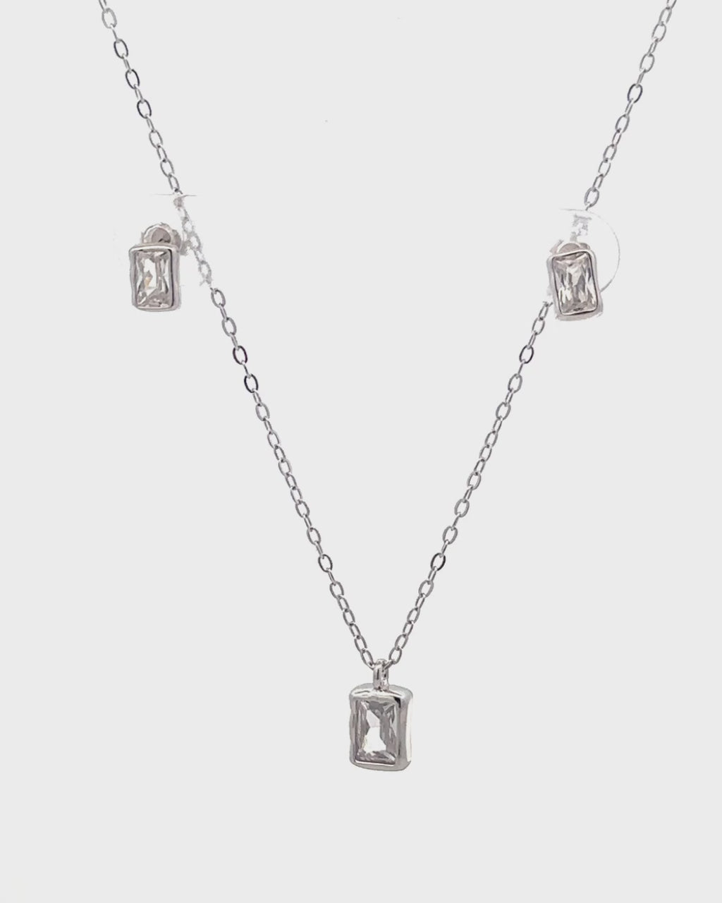 Silver Radiant Elegance Chain Set