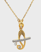 Silver Sacred Harmony Pendant Necklace (Golden)