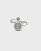 Silver Celestial Halo Ring