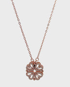 Silver Clover Luck Pendant Necklace