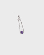 Silver Sapphire Serenity Chain Ring