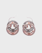 Silver Radiant Smiley Earrings