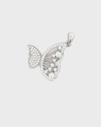 Silver Ethereal Butterfly Grace Pendant Necklace