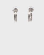 Silver Timeless Elegance Hoop Earrings