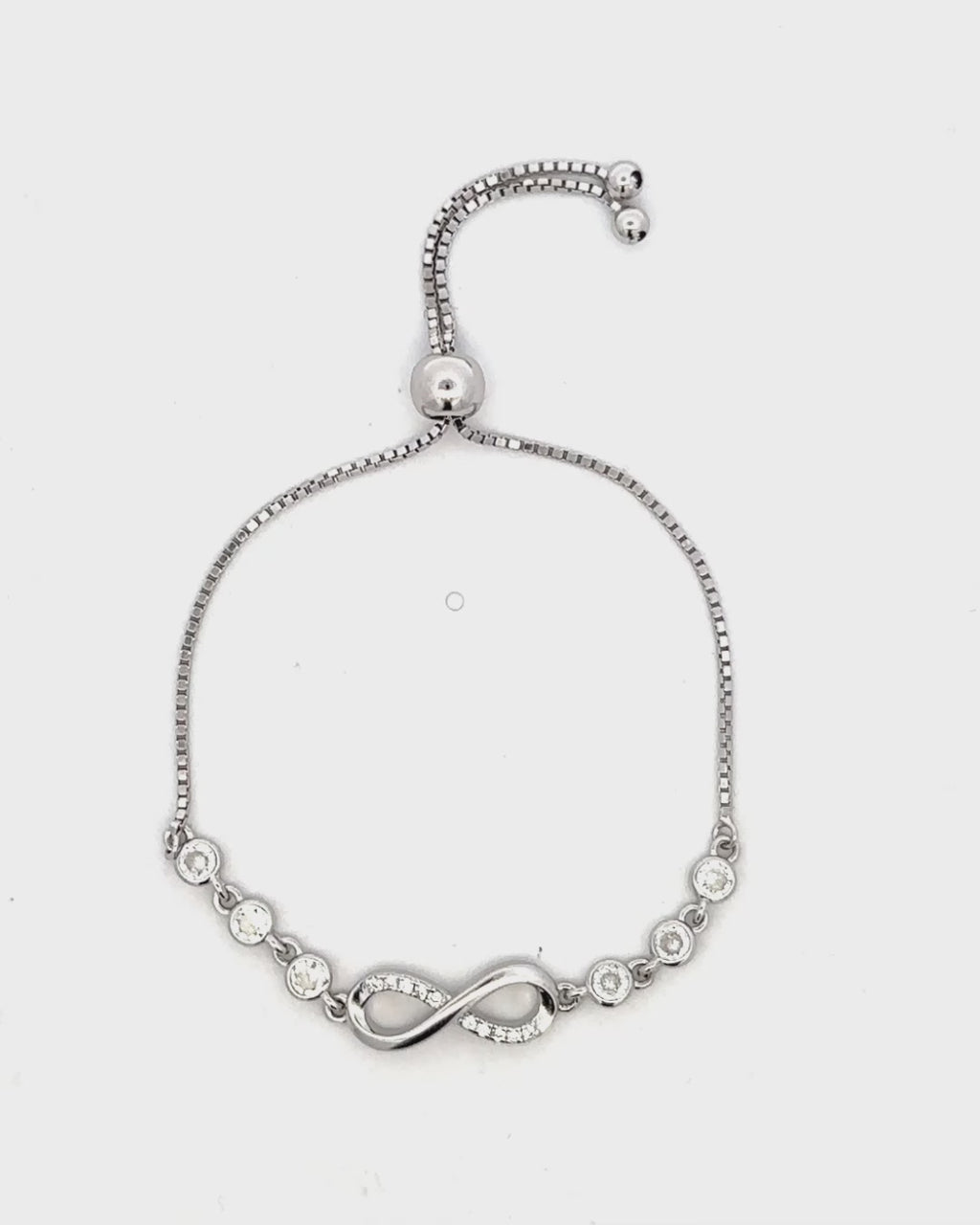 Silver Infinity Grace Bracelet