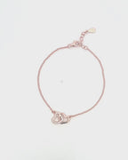 Silver Endless Love Rose Gold Bracelet