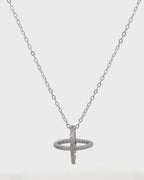 Silver Celestial Orbit Pendant Necklace