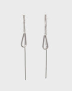 Silver Sleek Threader Earrings