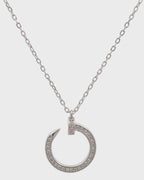 Silver Eternal Sparkle Pendant Necklace