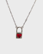 Silver Eternal Love Heart Pendant Necklace