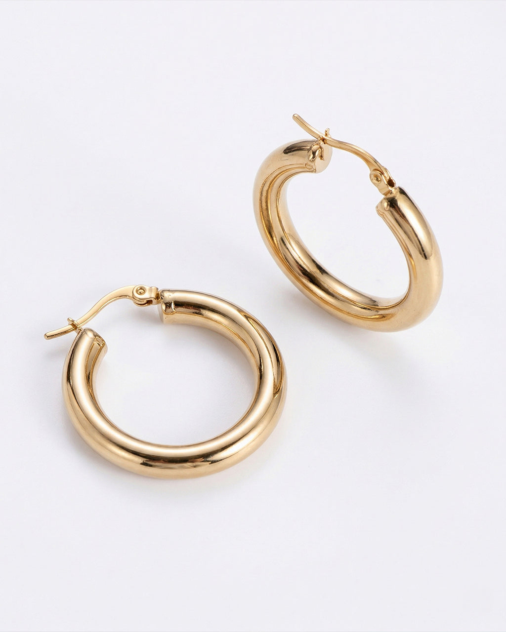 Classic Tube Hoop Earrings