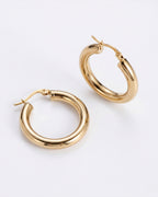 Classic Tube Hoop Earrings