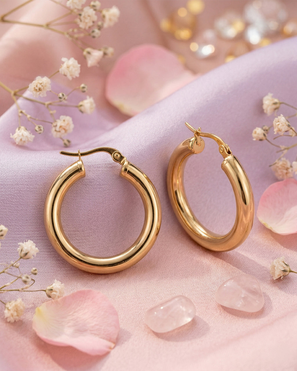 Classic Tube Hoop Earrings