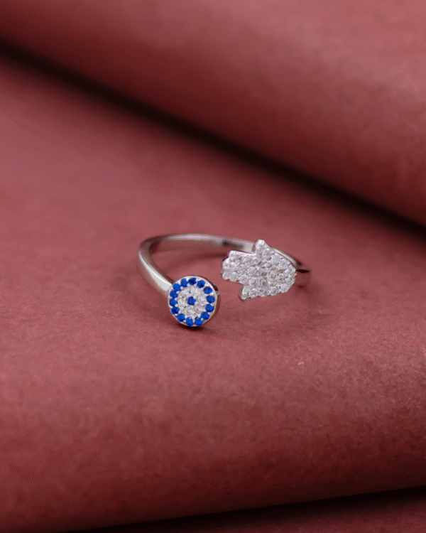 Silver Royal Amethyst Butterfly Ring - Image 3
