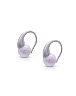 Silver Moonlit Grace Pearl Earrings