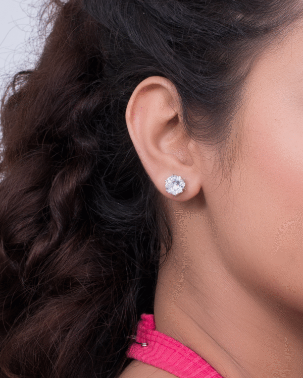 Silver Eternal Brilliance Earrings - Image 2
